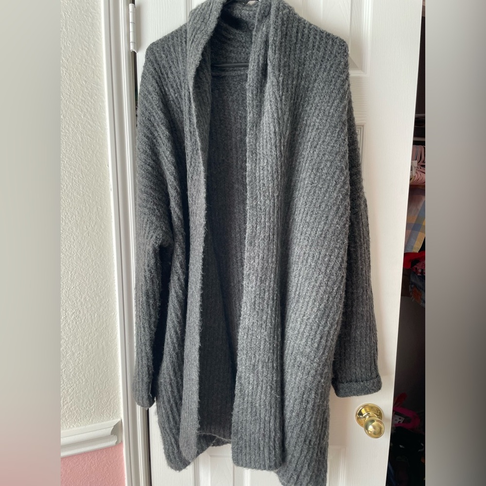 J Crew Oversize Wool Cardigan Sweater (L/XL)